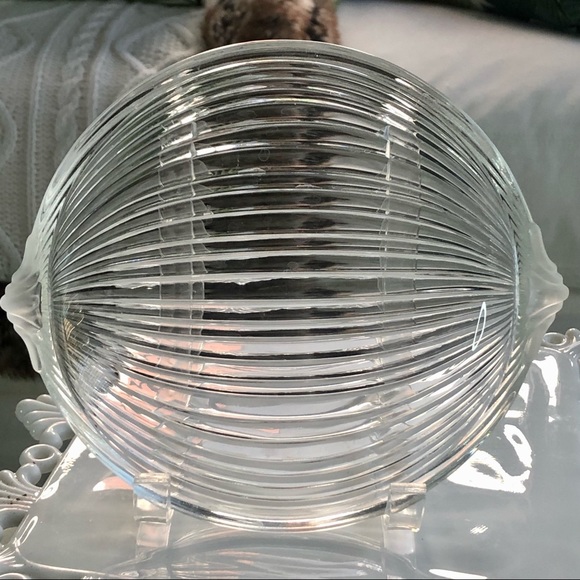 Vintage Mikasa Walther W. Germany Neo Classic Ribbed Glass Frosted Handl… - Picture 1 of 9